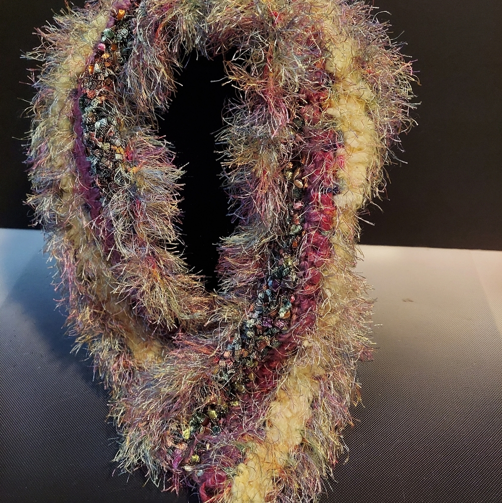 Crochet Scarf Warm Soft Yarns